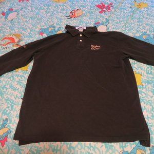 Ingles Markets Size Large Black Uniform Long Sleeve Polo Logo Work Grocery Store